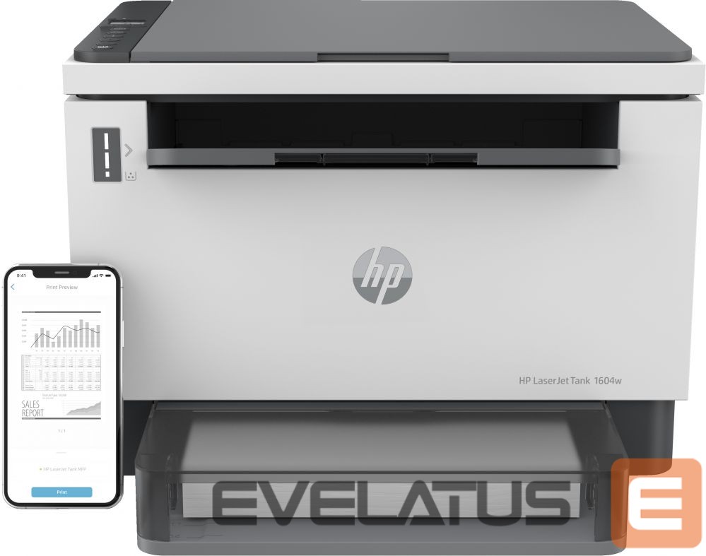 Принтеры HP HP LaserJet Tank MFP 1604W Printer