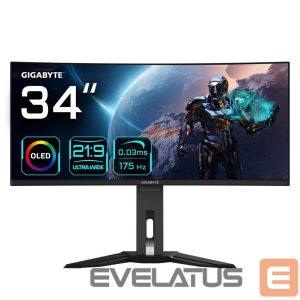 Монитор Gigabyte  MONITOR 34" MO34WQC EK 