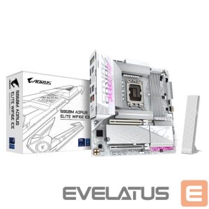 Материнская плата для процессоров Intel Gigabyte  Mainboard||Intel B860 Express|LGA1851|Micro-ATX|Memory DDR5|1xPCI-Express 16x|3xM.2|1xHDMI|1xDisplayPort|4xUSB 2.0|6xUSB 3.2|1xUSB-C|1xOptical S/PDIF|1xRJ45|2xAudio port|B860MAELTWF6EICE1.0 