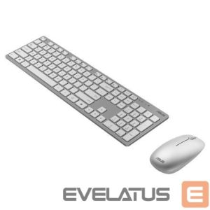 Компьютерная клавиатура Asus  KEYBOARD +MOUSE WRL OPT. W5000/WHITE 90XB0430-BKM3D0 
