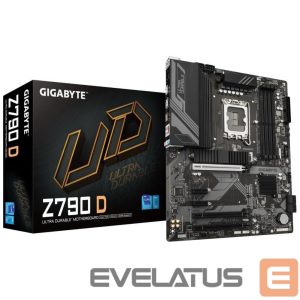 Материнская плата для процессоров Intel Gigabyte  Mainboard||Intel Z790|LGA1700|ATX|Memory DDR5|Memory slots 4|Z790D1.2 