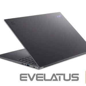 Портативный компьютер Acer  Notebook||Aspire|Aspire 16 AI|A16-11M-X4X3|CPU  Qualcomm Snapdragon|X X1-26-100|3000 MHz|16"|1920x1200|RAM 16GB|LPDDR5x|SSD 512GB|Qualcomm Adreno GPU|Integrated|ENG|Card Reader microSD|Windows 11 Home|Steel Grey|1.55 kg|NX.JLNEL.001 