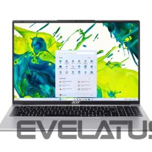 Портативный компьютер Acer  Notebook||Aspire|AL16-54P-52AL|CPU  Intel Core 5|120U|1400 MHz|16"|1920x1200|RAM 16GB|DDR5|SSD 512GB|Intel Intel Graphics|Integrated|ENG|Card Reader MicroSD|Windows 11 Home|Silver|1.53 kg|NX.D73EL.002 