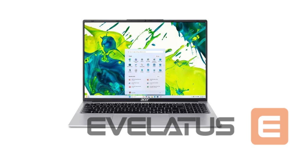 Портативный компьютер Acer Notebook||Aspire|AL16-54P-52AL|CPU Intel Core 5|120U|1400 MHz|16"|1920x1200|RAM 16GB|DDR5|SSD 512GB|Intel Intel Graphics|Integrated|ENG|Card Reader MicroSD|Windows 11 Home|Silver|1.53 kg|NX.D73EL.002