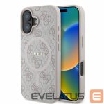 Чехол на заднюю панель Guess  Guess 4G Ring Classic Logo MagSafe iPhone 16 Case - Pink 