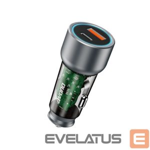 Адаптер Dudao  Dudao R4T 25W USB-A / USB-C Car Charger - Gray 