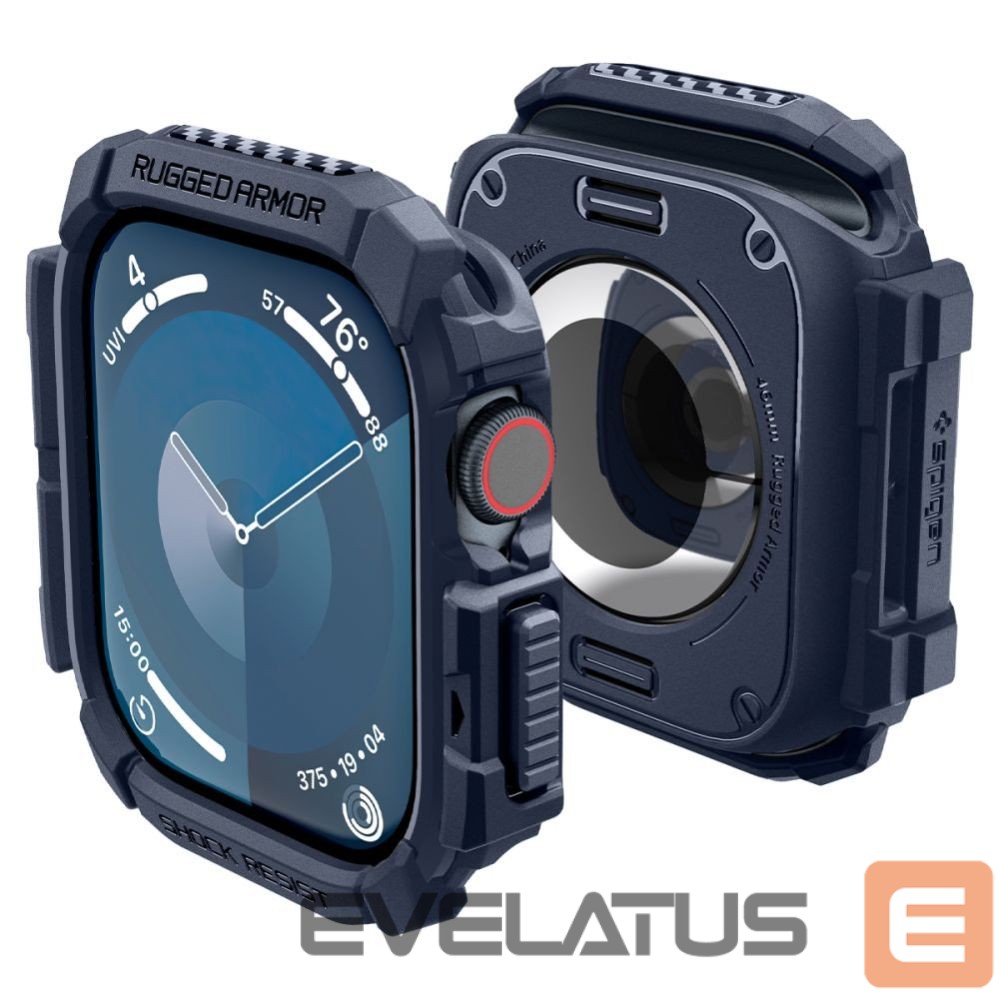Другие товары Spigen Spigen Rugged Armor Case for Apple Watch 10 46mm - Navy Blue