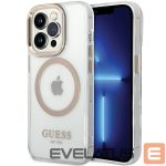 Другие товары Guess  Guess Metal Outline Magsafe iPhone 15 Pro Max Case - Gold 