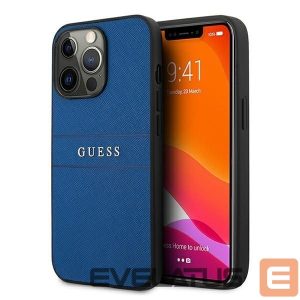 Другие товары Guess  Guess Saffiano Strap Case for iPhone 13 Pro Max 6.7" - Blue 