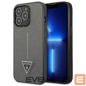 Другие товары Guess  Guess Saffiano Triangle Logo case for iPhone 13 Pro Max 6.7" - silver 