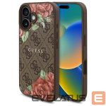 Другие товары Guess  Guess GUHMP16SP4ROPEMCW iPhone 16 6.1" brown/brown hardcase 4G Flowers Print MagSafe 