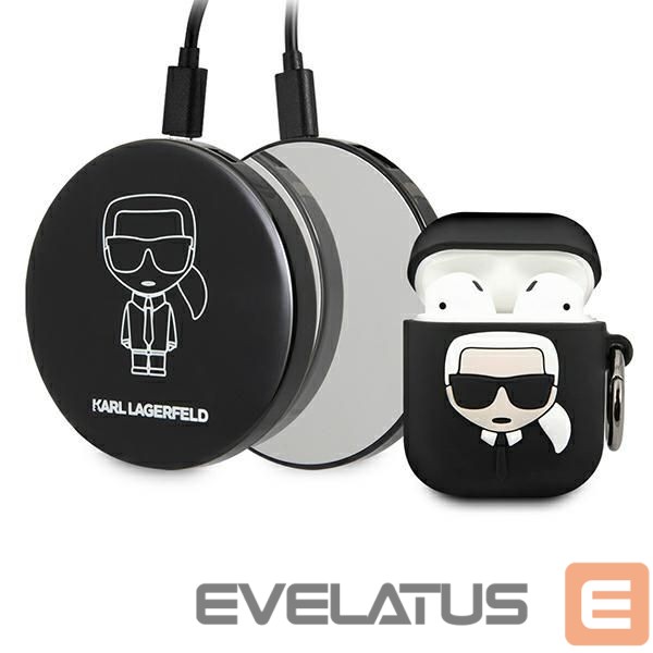 Другие товары Karl Lagerfeld Karl Lagerfeld Ikonik Case for AirPods + Powerbank - Black