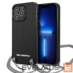 Другие товары Karl Lagerfeld  Karl Lagerfeld Monogram Plaque Case for iPhone 13 Pro / 13 6.1" - Blackx 