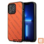 Другие товары Karl Lagerfeld  Karl Lagerfeld Perforated Allover Case for iPhone 13 Pro / 13 6.1" - Orange 