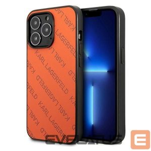 Другие товары Karl Lagerfeld  Karl Lagerfeld Perforated Allover Case for iPhone 13 Pro / 13 6.1" - Orange 