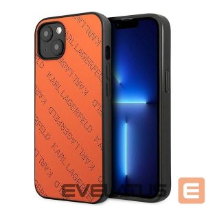 Другие товары Karl Lagerfeld  Karl Lagerfeld Perforated Allover Case for iPhone 13 / 14 / 15 6.1" - Orange 