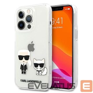 Другие товары Karl Lagerfeld  Karl Lagerfeld Karl & Choupette Case for iPhone 13 Pro Max 6.7" - Transparent 