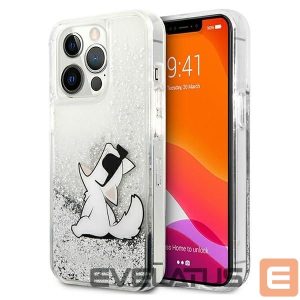 Другие товары Karl Lagerfeld  Karl Lagerfeld Liquid Glitter Choupette Fun case for iPhone 13 Pro Max 6.7" - silver 