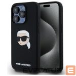 Другие товары Karl Lagerfeld  Karl Lagerfeld KLHMP15LSKHPPLK iPhone 15 Pro 6.1" black/black hardcase Silicone Karl Head Print MagSafe 