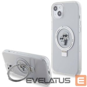 Другие товары Karl Lagerfeld  Karl Lagerfeld KLHMP15MHMRSKCH iPhone 15 Plus / 14 Plus 6.7" white/white hardcase Ring Stand Karl&Choupette MagSafe 
