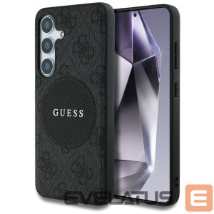 Другие товары Guess  Guess 4G Round Patch Classic Logo MagSafe case for Samsung Galaxy S25 black 