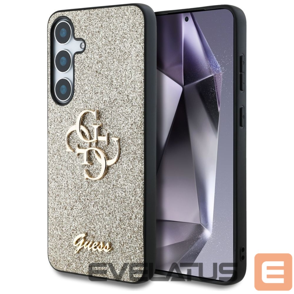 Другие товары Guess Guess Fixed Glitter Big 4G Metal Logo case for Samsung Galaxy S25 gold