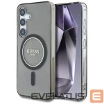 Другие товары Guess  Guess Glitter Circle Classic Logo MagSafe case for Samsung Galaxy S25 black 