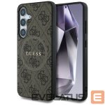 Другие товары Guess  Guess Leather 4G Colored Ring Classic Logo MagSafe Samsung Galaxy S25 case brown 
