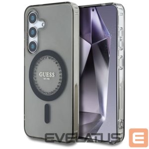 Другие товары Guess  Guess Rhinestones Printed Classic Logo MagSafe Samsung Galaxy S25 case black 