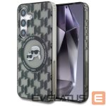 Другие товары Karl Lagerfeld  Case Karl Lagerfeld Button Karl&Choupette Heads On KL Pattern MagSafe Samsung Galaxy S25 black 