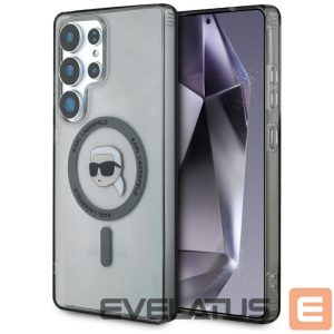 Другие товары Karl Lagerfeld  Case Karl Lagerfeld Button Karl Head Printed Logo MagSafe Samsung Galaxy S25 Ultra black 