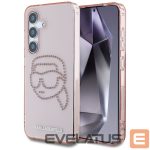 Другие товары Karl Lagerfeld  Karl Lagerfeld Rhinestones K. Head Logo Samsung Galaxy S25 Case Pink 