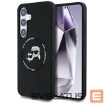 Другие товары Karl Lagerfeld  Karl Lagerfeld Silicone Double Heads And Circle MagSafe Samsung Galaxy S25 Plus case black 