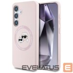 Другие товары Karl Lagerfeld  Karl Lagerfeld Silicone Double Heads And Circle MagSafe Samsung Galaxy S25 Plus Case Pink 