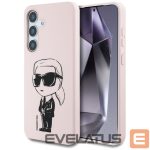 Другие товары Karl Lagerfeld  Case Karl Lagerfeld Silicone Graffiti Ikonik Printed Logo MagSafe Samsung Galaxy S25 pink 