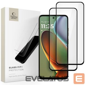 Другие товары Tech-Protect  Tech-Protect Glass Fit+ 2-Pack Tempered Glass for Motorola Moto G15 / G15 Power / G05 / E15 - Black 