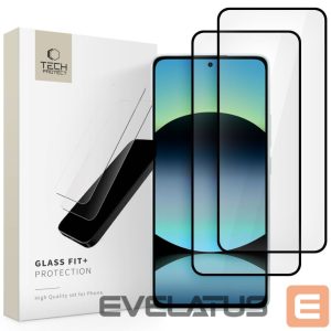 Другие товары Tech-Protect  Tech-Protect Glass Fit +2-Pack Tempered Glass for Xiaomi Redmi Note 14 4G / 5G - Black 