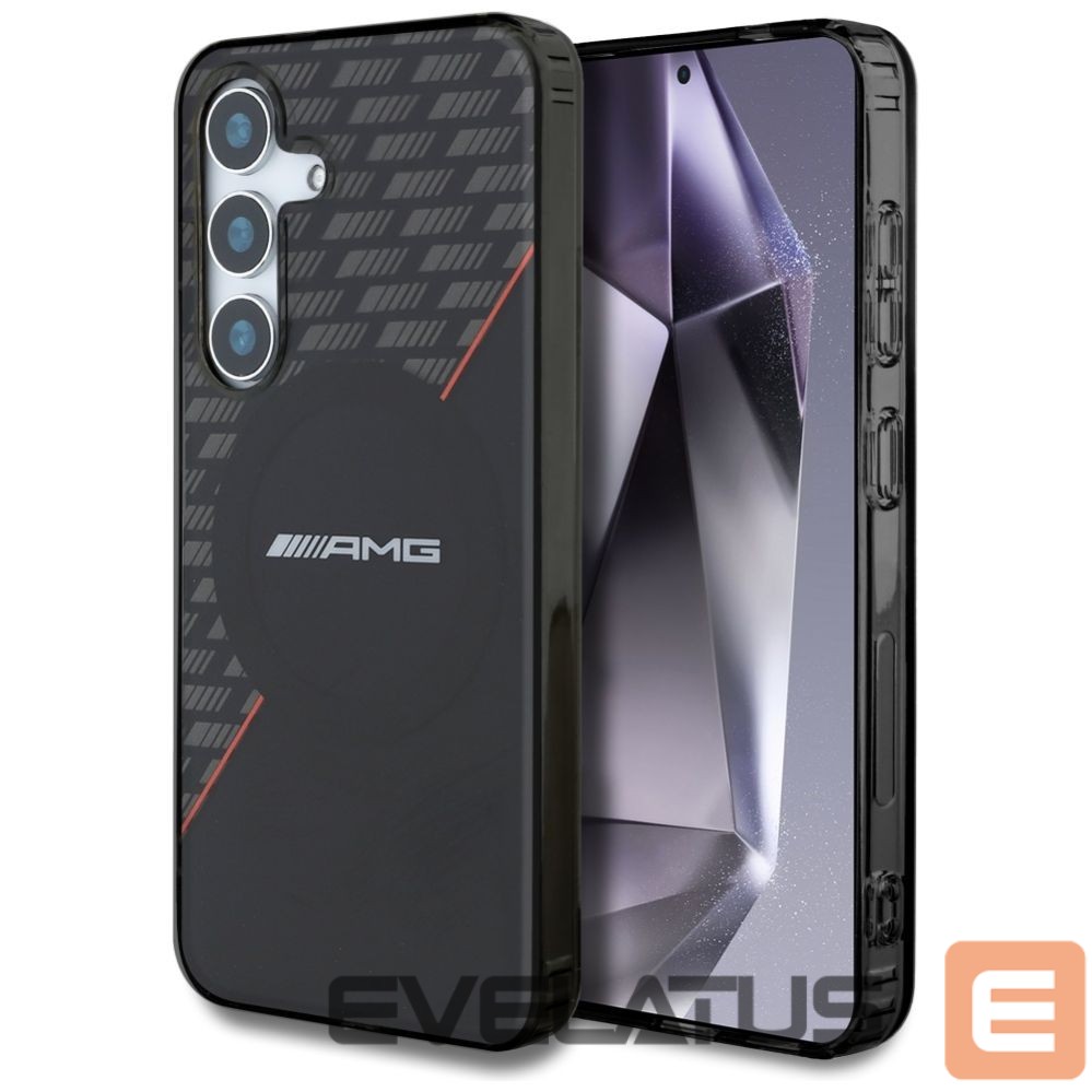 Другие товары Mercedes-Benz AMG Double Layer Rhombs MagSafe Case for Samsung Galaxy S25 - Black/Red