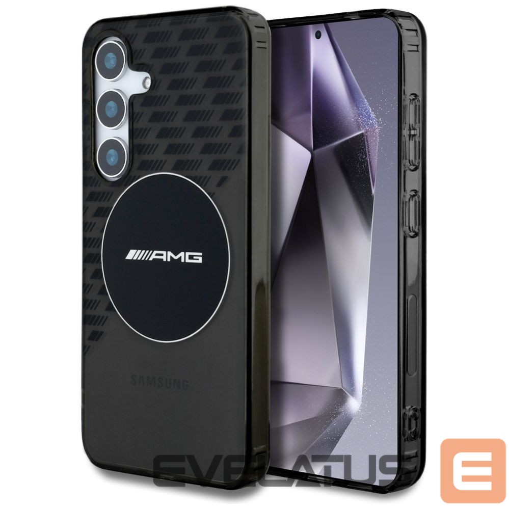 Другие товары Mercedes-Benz AMG Transparent Rhombs MagSafe Case for Samsung Galaxy S25 - Black