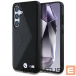 Другие товары BMW  BMW Leather Oversized Stripes MagSafe case for Samsung Galaxy S25 - black 