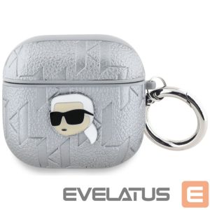 Другие товары Karl Lagerfeld  Karl Lagerfeld Monogram Karl Head case for AirPods 4 - silver 