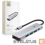 Другие товары Tech-Protect  Tech-Protect HB01 HUB Adapter 5in1 USB-C + USB3.0 + HDMI 4K 60Hz + PD100W - gray 
