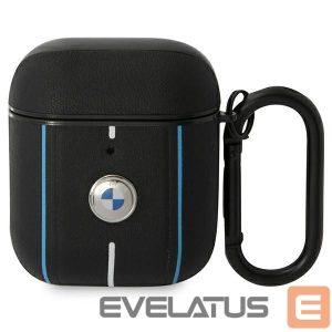 Другие товары BMW  BMW Leather Color Lines Case for AirPods 1 / 2 - Black 