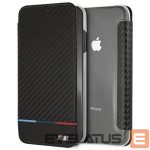 Другие товары BMW  BMW Carbon Tricolor Stripe iPhone XS Max Case - Black 