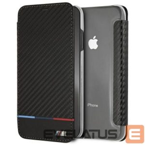Другие товары BMW  BMW Carbon Tricolor Stripe iPhone XS Max Case - Black 
