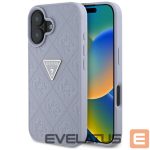 Другие товары Guess  Guess Hot Stamp 4G Pattern Triangle Metal Logo iPhone 16 Case - Purple 