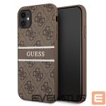 Другие товары Guess  Guess 4G Stripe case for iPhone 11 / Xr 6.1" - brown 