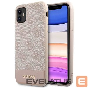 Другие товары Guess  Guess 4G Stripe Collection Case for iPhone 11 / Xr 6.1" - Pink 