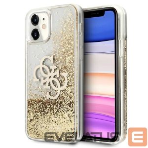 Другие товары Guess  Guess 4G Big Liquid Glitter case for iPhone 11 6.1" / Xr - gold 
