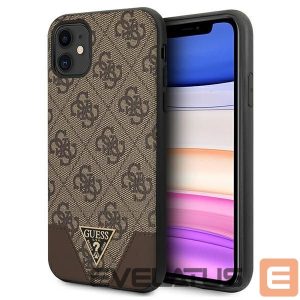 Другие товары Guess  Guess 4G Triangle Collection case for iPhone 11 6.1" / Xr 6.1" - brown 